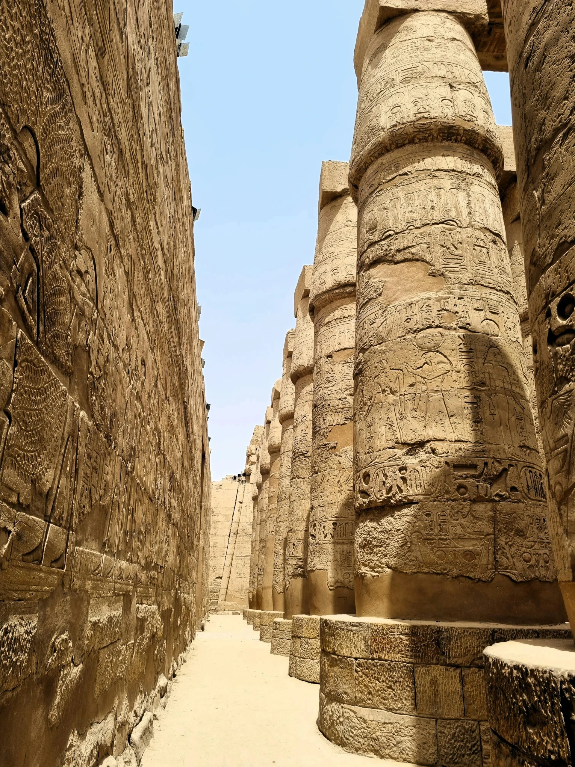 "Explore Egypt’s timeless treasures from the Pyramids of Giza in Cairo, the grand temples of Luxor, to the serene Nile views in Aswan."