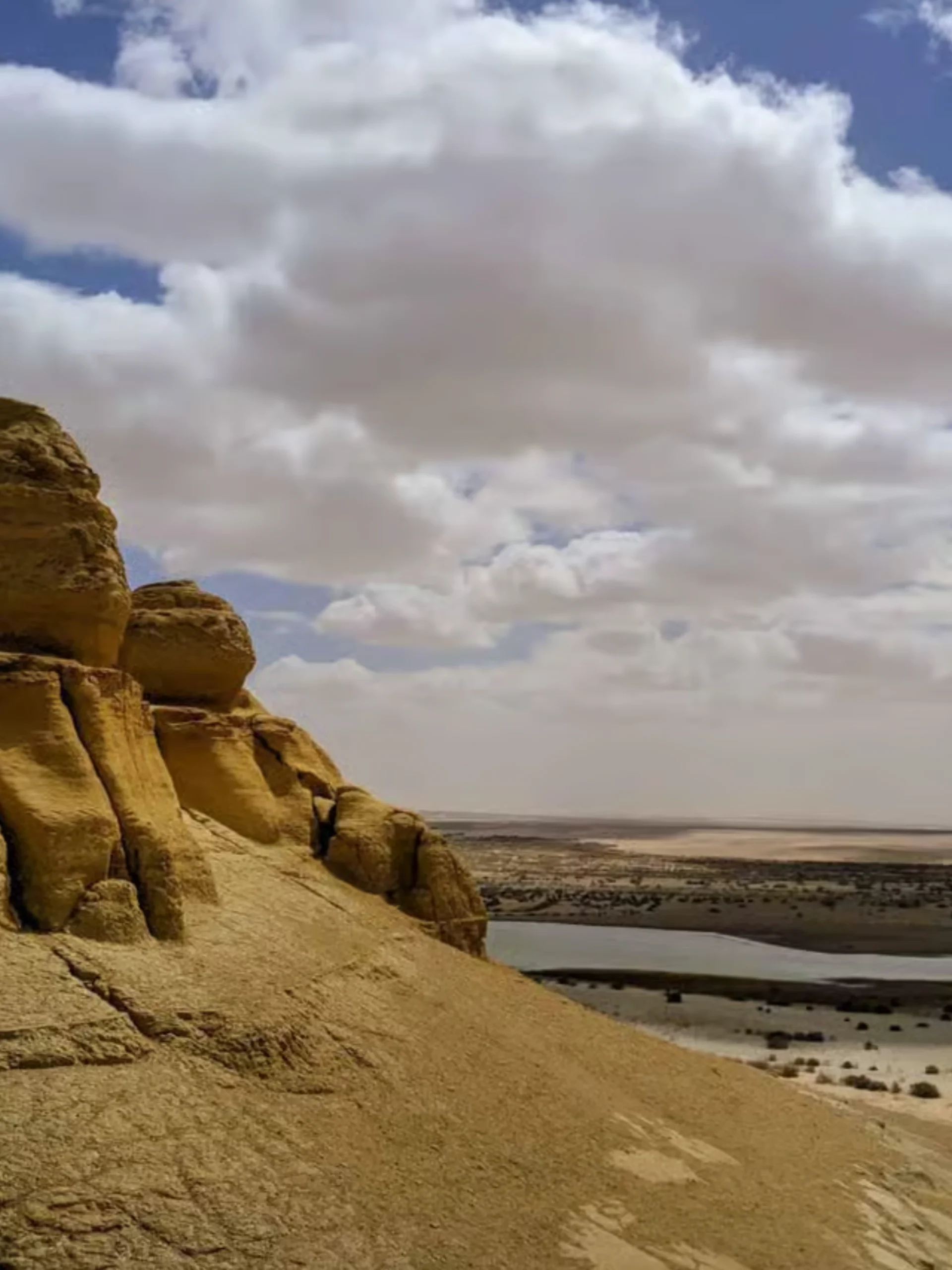 "Scenic landscapes of El Fayoum, including lush greenery, tranquil lakes, and traditional villages, on a day tour from Cairo."