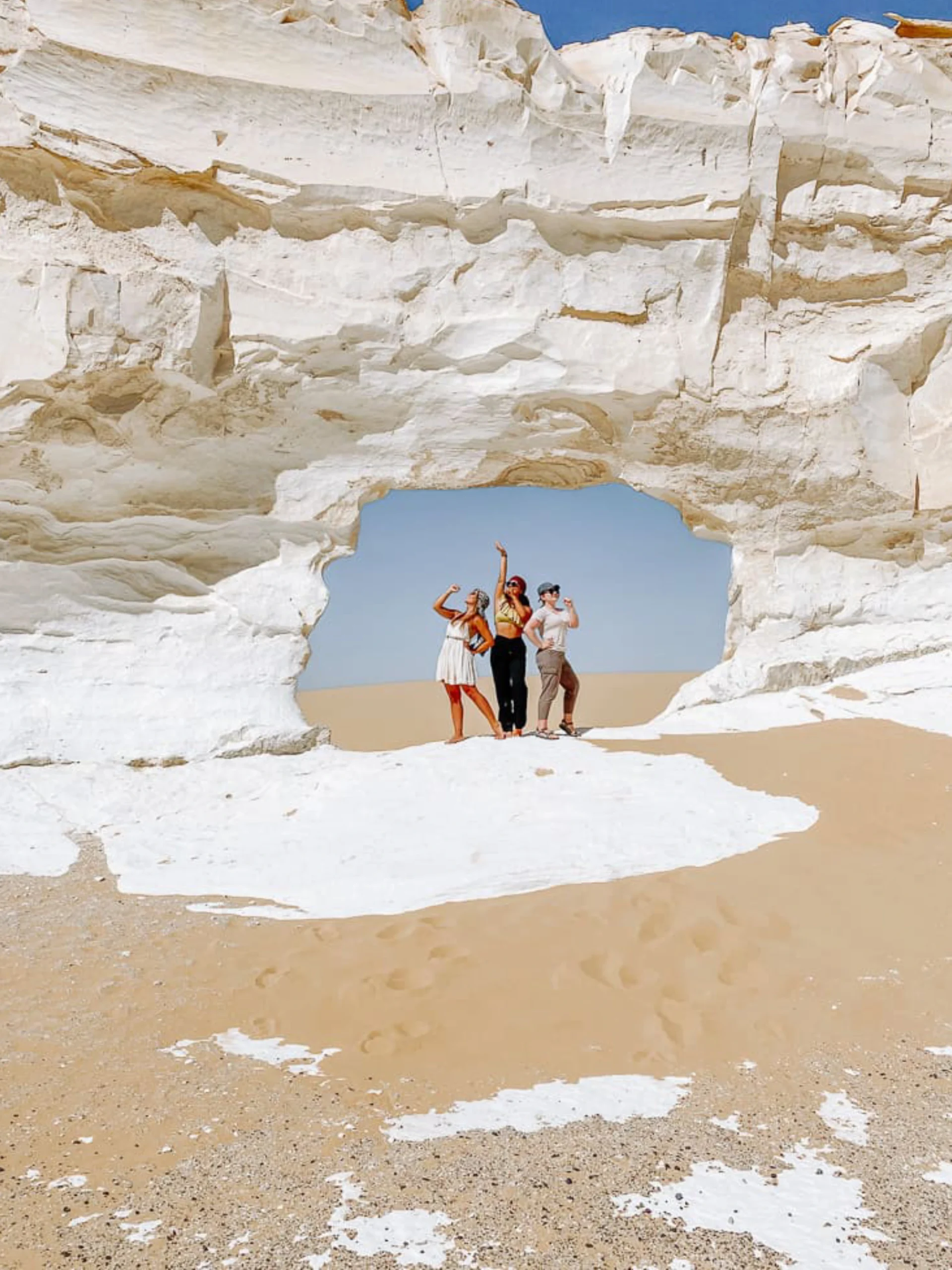 "Experience the magical landscapes of Egypt’s White Desert under the stars with overnight camping adventures."